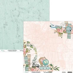 Mintay by Karola Papier ozdobny - Wanderlust 03 - > Papiery Do Scrapbookingu