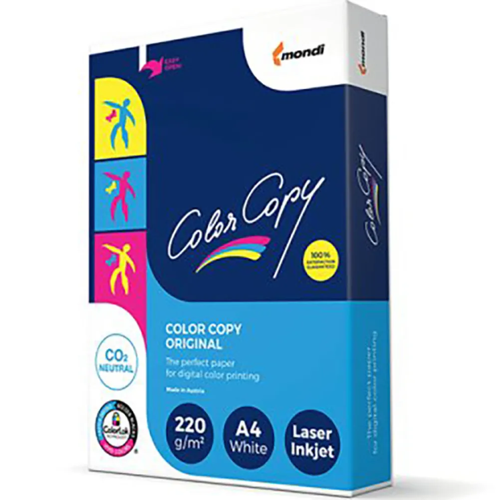 Papier satynowy ksero Color Copy - biały, 220g, A4, 250 ark.