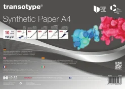 Transotype Papier syntetyczny A4 - - 158 g 10 ark. > Bloki Uniwersalne