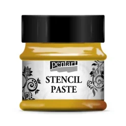 Pentart Pasta do szablonów Stencil Paste - - metaliczne złoto, 50 ml