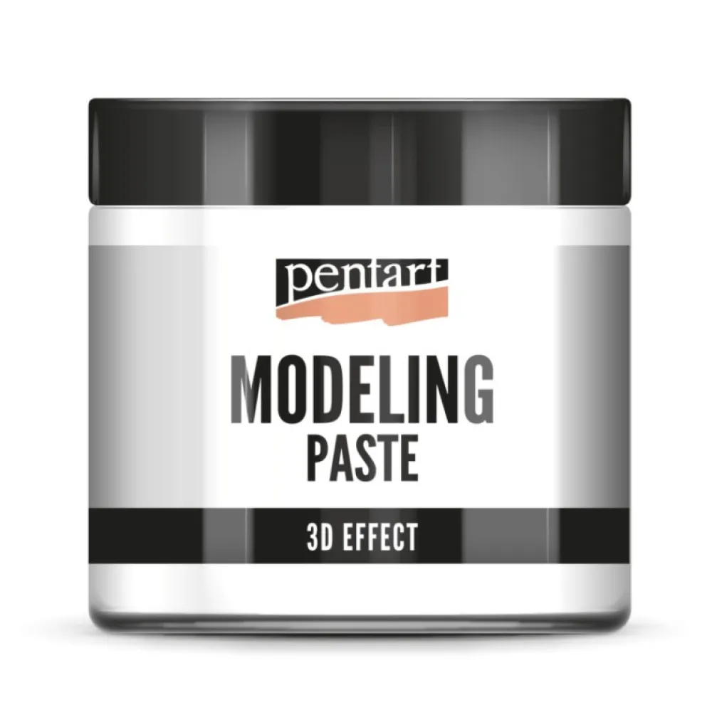 Pentart Pasta modelująca 3D Effect - - biała, gęsta, 500 ml