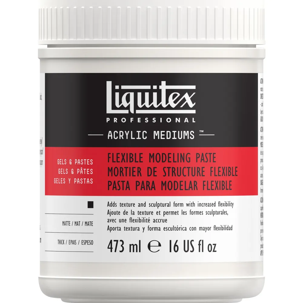 Liquitex Pasta modelująca do farb akrylowych i olejnych - - elastyczna, 473 ml