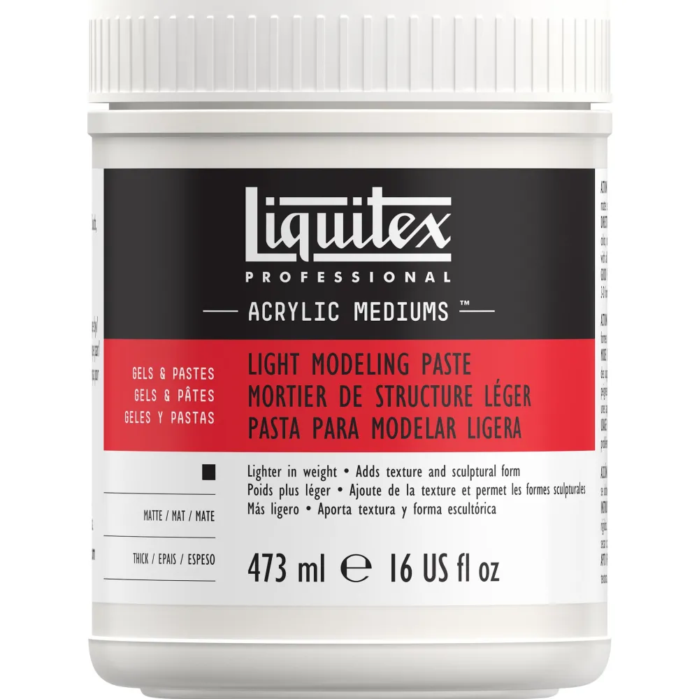 Liquitex Pasta modelująca do farb akrylowych i olejnych - - lekka, 473 ml