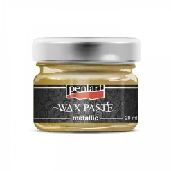 Pentart Pasta woskowa - - złota, 20 ml