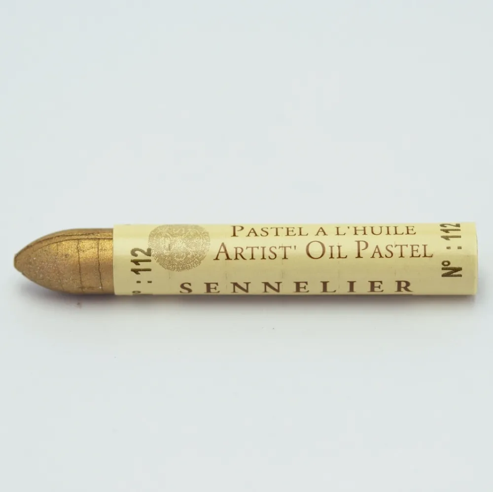 Sennelier Pastela olejna Artist' - - 112, Iridescent Pale Gold