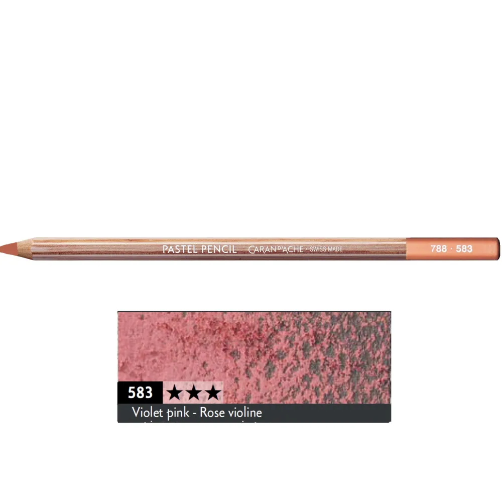 Caran d'Ache Pastela sucha w kredce Pastel Pencil - - 583, Violet Pink > Pastele