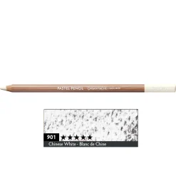 Caran d'Ache Pastela sucha w kredce Pastel Pencil - - 901, Chinese White > Pastele