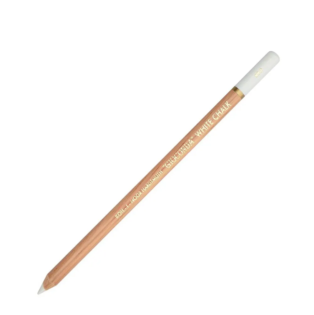 KOH-I-NOOR Pastele suche Gioconda w drewnie - - White Chalk > Pastele
