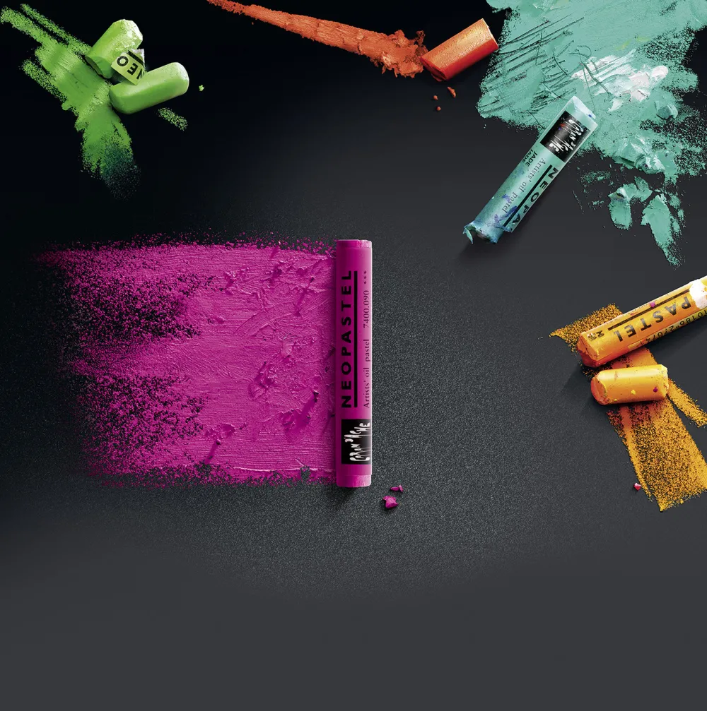Caran d'Ache Pastel olejna Neopastel - - 009, Black > Pastele