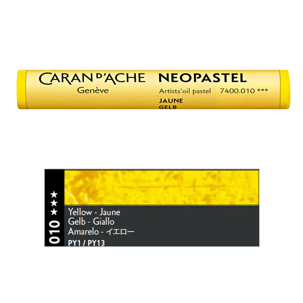 Caran d'Ache Pastel olejna Neopastel - - 010, Yellow