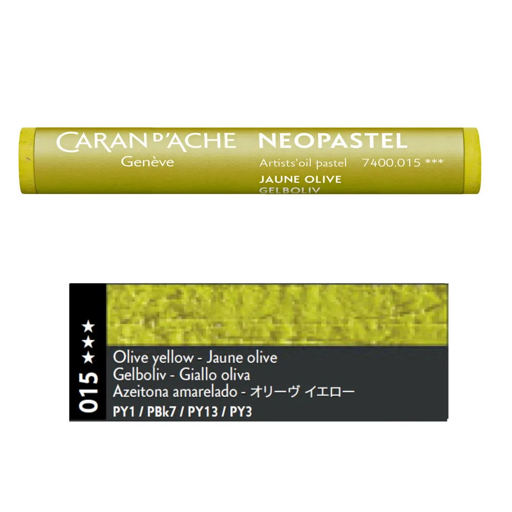 Caran d'Ache Pastel olejna Neopastel - - 015, Olive Yellow