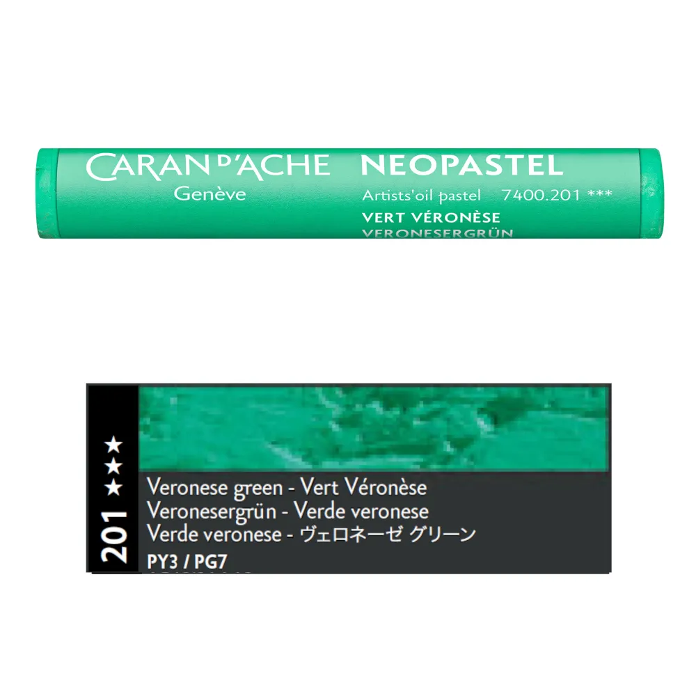Caran d'Ache Pastel olejna Neopastel - - 201, Veronese Green