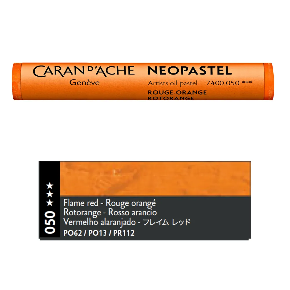 Caran d'Ache Pastel olejna Neopastel - - 050, Flame Red > Pastele