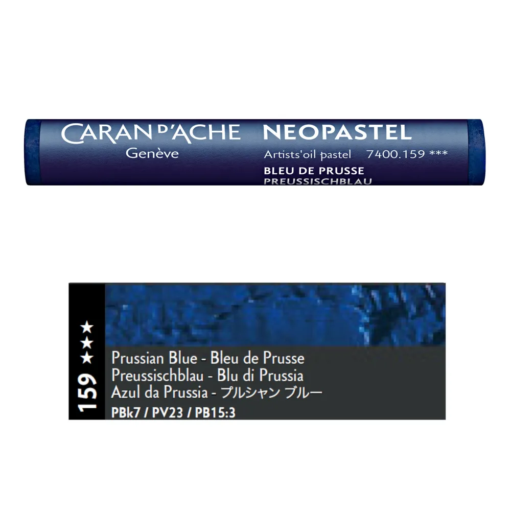Caran d'Ache Pastel olejna Neopastel - - 159, Prussian Blue