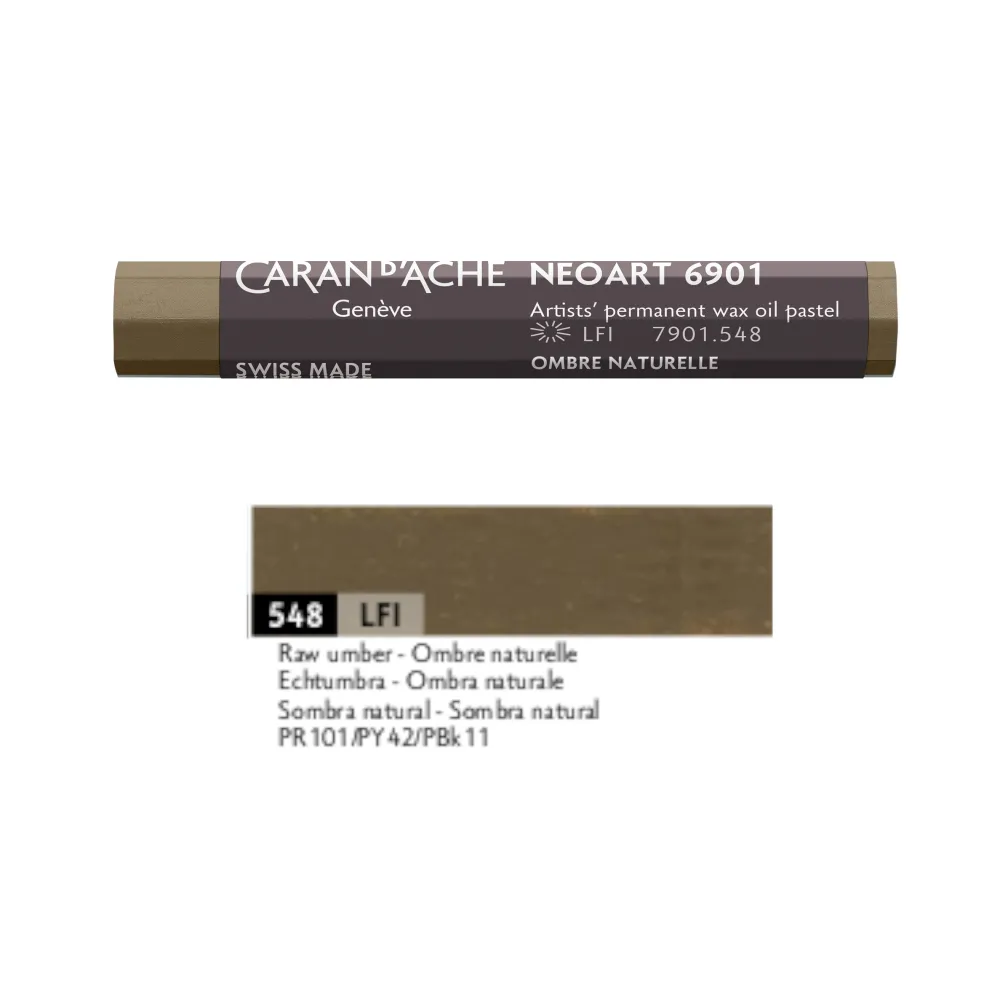 Caran d'Ache Pastel woskowo-olejny Neoart 6901 - - 548, Raw Umber