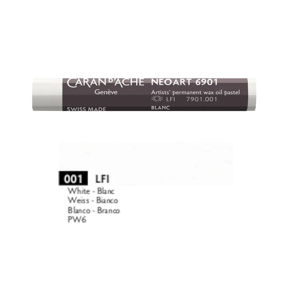 Caran d'Ache Pastel woskowo-olejny Neoart 6901 - - 001, White > Pastele