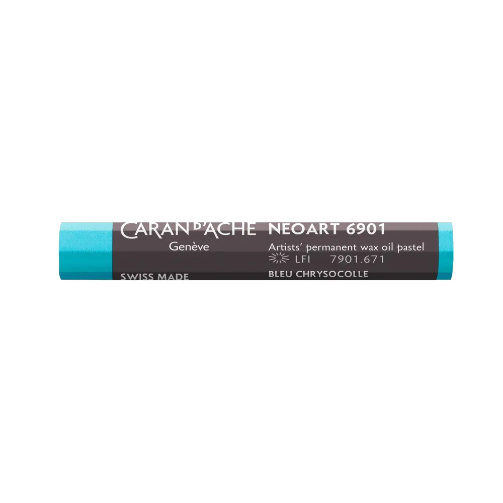 Caran d'Ache Pastel woskowo-olejny Neoart 6901 - - 671, Chrysocolla Blue