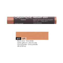 Caran d'Ache Pastel woskowo-olejny Neoart 6901 - - 077, Burnt Ochre ><noscript><img width=