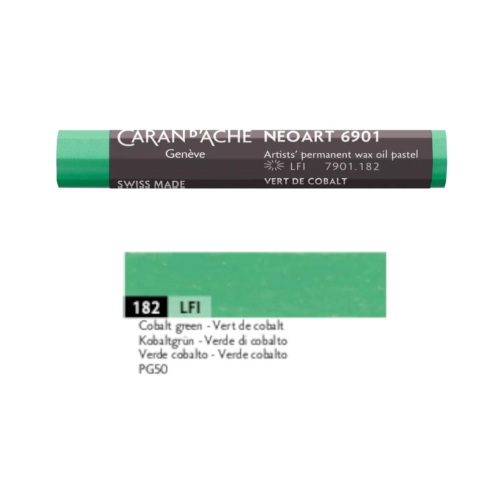 Caran d'Ache Pastel woskowo-olejny Neoart 6901 - - 182, Cobalt Green > Pastele