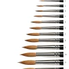 Winsor & Newton Pędzel do akwareli Kolinsky Sable, seria 7 - - krótka rączka, nr 4
