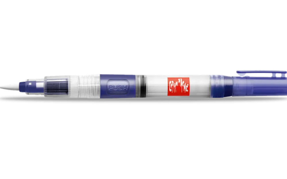 Caran d'Ache Pędzelek ze zbiorniczkiem na wodę - - średni > Waterbrush - Pędzle Na Wodę