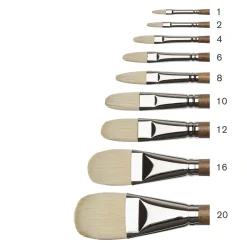Winsor & Newton Pędzel koci język, syntetyczny Artists' Oil - - nr 20 > Pędzle Syntetyczne
