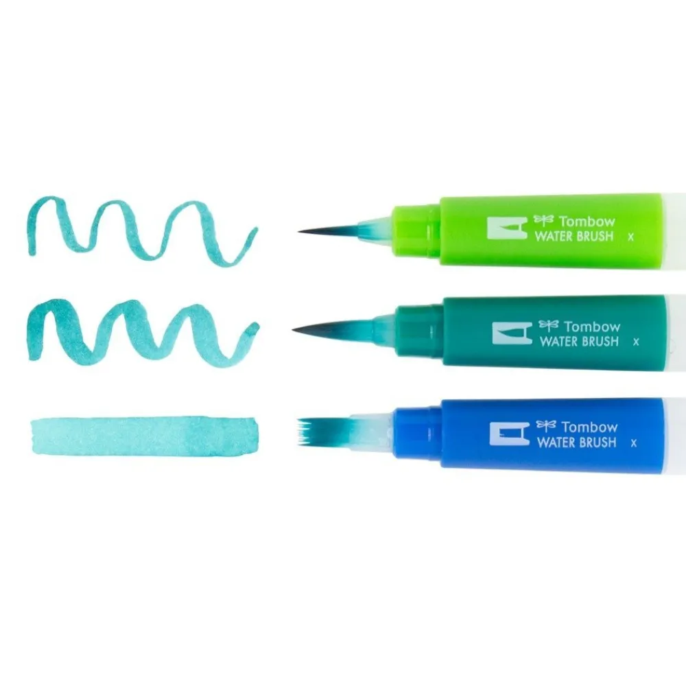 Tombow Pędzel na wodę - - płaska końcówka > Waterbrush - Pędzle Na Wodę