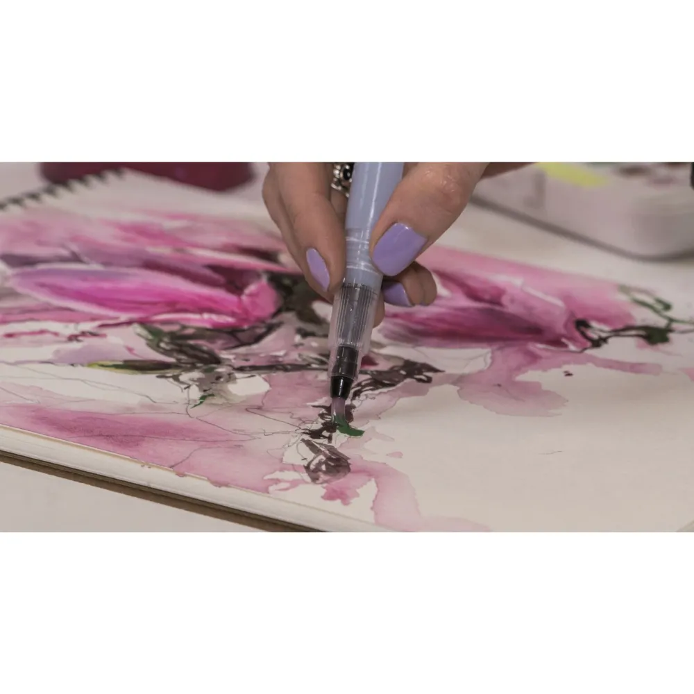 Sakura Pędzel na wodę Waterbrush, krótki - - duża końcówka, L > Waterbrush - Pędzle Na Wodę