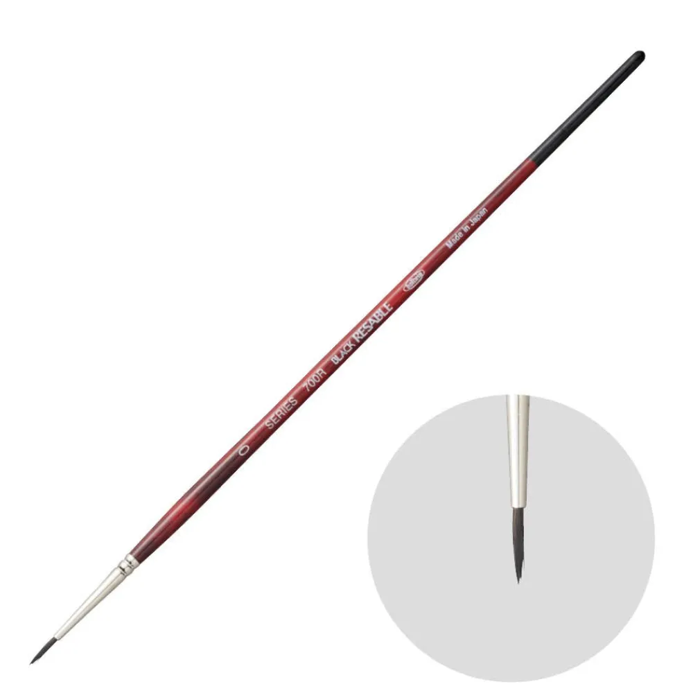 Holbein Pędzel okrągły, mieszany, Black Resable, seria 700R - - nr 0