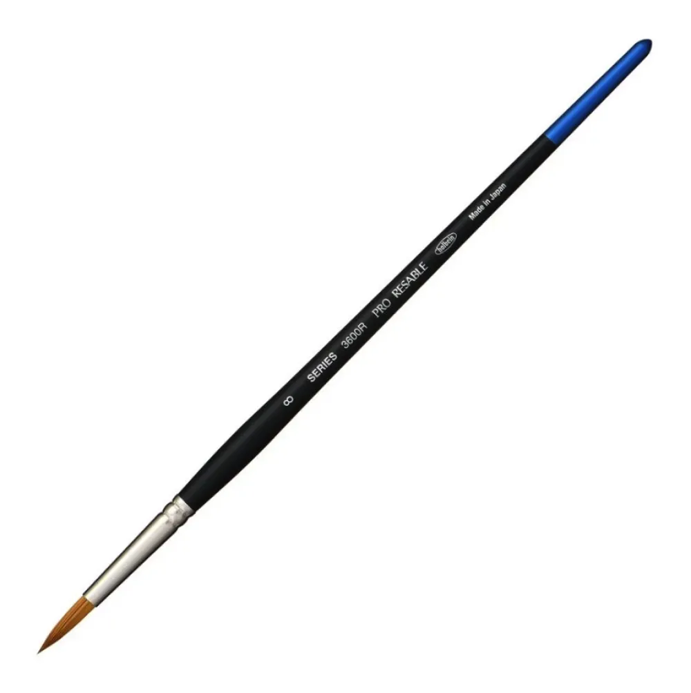 Holbein Pędzel okrągły, mieszany, Pro Resable, seria 3600R - - nr 8