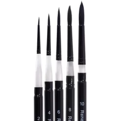 Renesans Pędzel okrągły, mieszany Travel Brush - - nr 6 > Pędzle Syntetyczne|Pędzle Naturalne