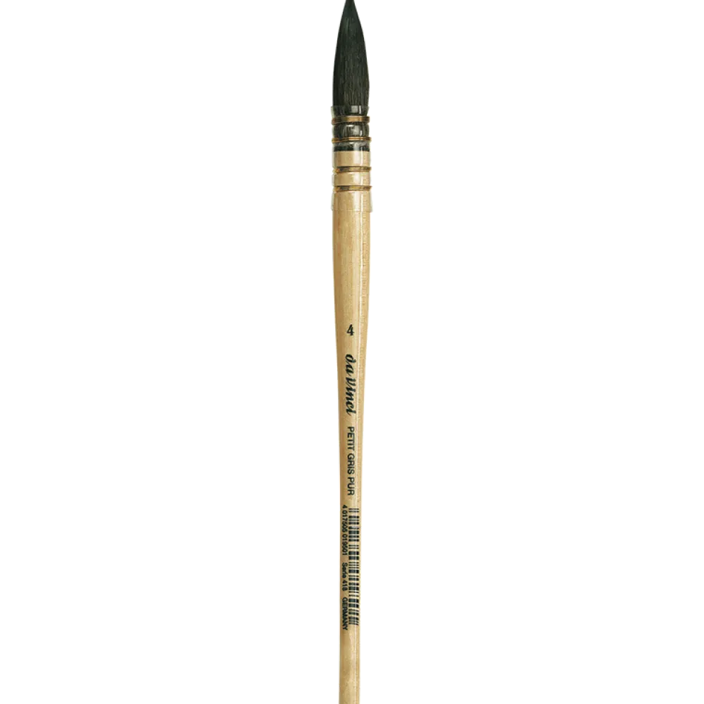 da Vinci Pędzel okrągły, naturalny, Wash Brush, seria 418 - - 2 > Pędzle Naturalne