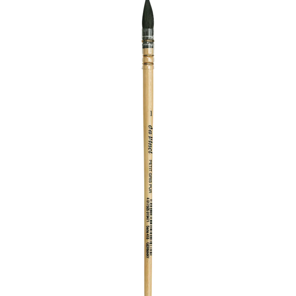 da Vinci Pędzel okrągły, naturalny, Wash Brush, seria 418 - - 0 > Pędzle Naturalne