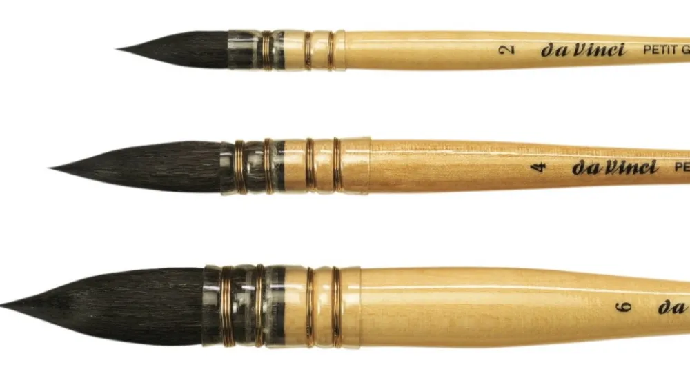 da Vinci Pędzel okrągły, naturalny, Wash Brush, seria 418 - - 0 > Pędzle Naturalne