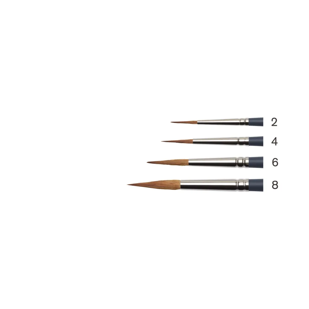 Winsor & Newton Pędzel okrągły spiczasty, syntetyczny sobol - - nr 2