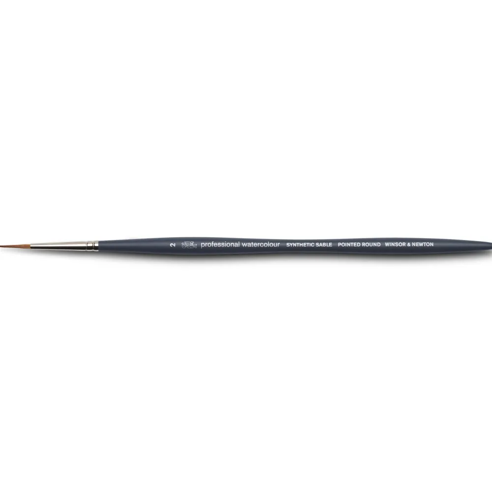 Winsor & Newton Pędzel okrągły spiczasty, syntetyczny sobol - - nr 2