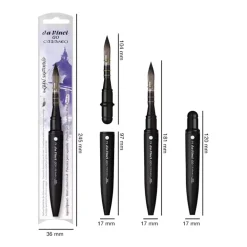 da Vinci Pędzel okrągły wash brush Casaneo 8498 syntetyczny - - nr 2