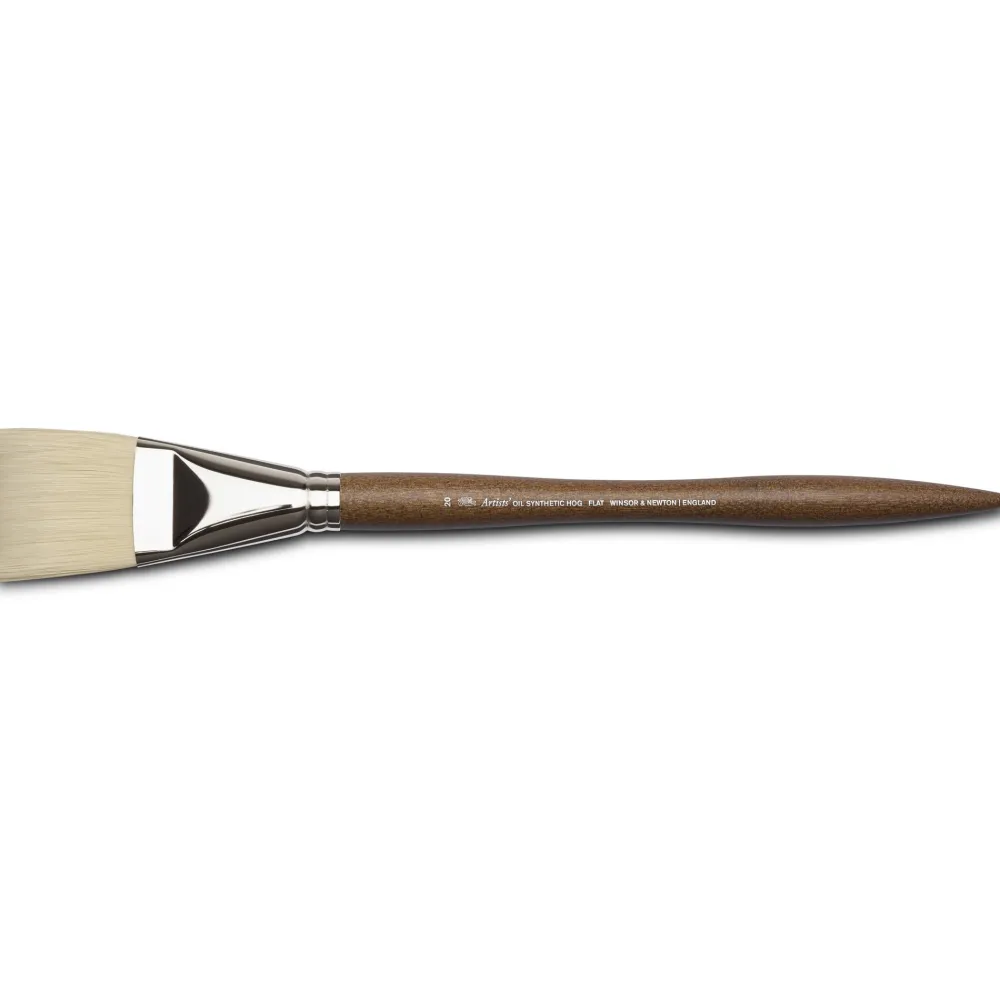 Winsor & Newton Pędzel płaski, syntetyczny Artists' Oil - - nr 20 > Pędzle Syntetyczne