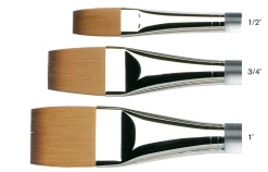 Winsor & Newton Pędzel płaski, syntetyczny Cotman, seria 777 - - rozmiar 1/2 > Pędzle Syntetyczne
