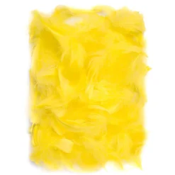 dpCraft Piórka dekoracyjne - - żółte, 10 g