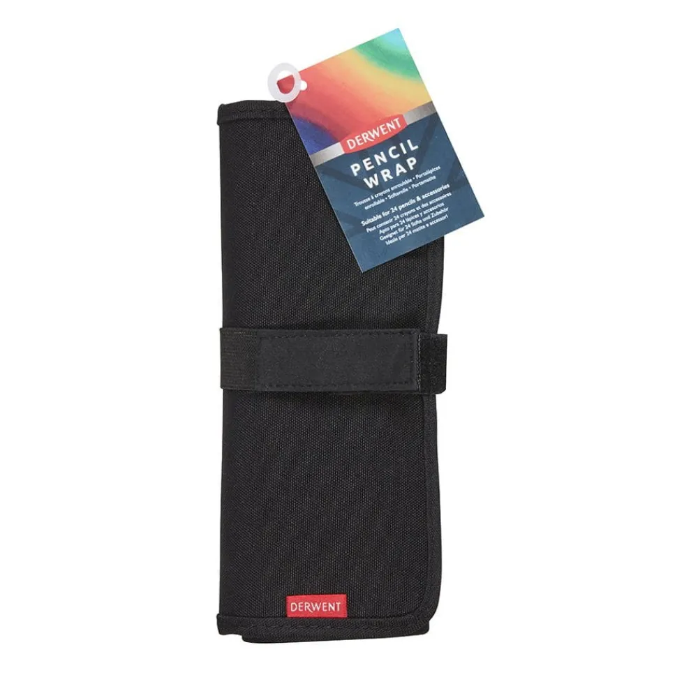 Derwent Piórnik materiałowy Pencil Wrap - - czarny > Akcesoria