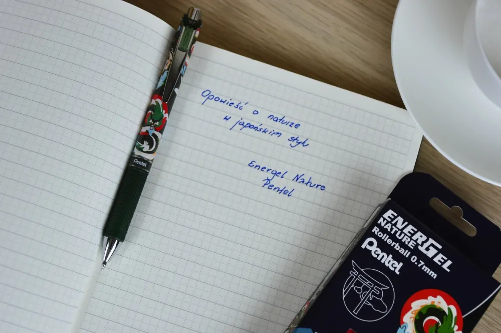 Pentel Pióro kulkowe EnerGel Nature - - Dragon 0,7 mm