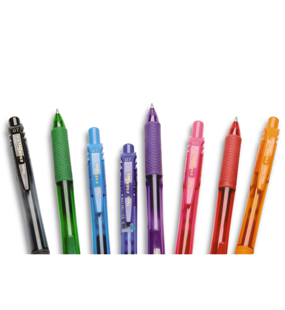Pentel Pióro kulkowe EnerGel - - niebieskie, 0,7 mm