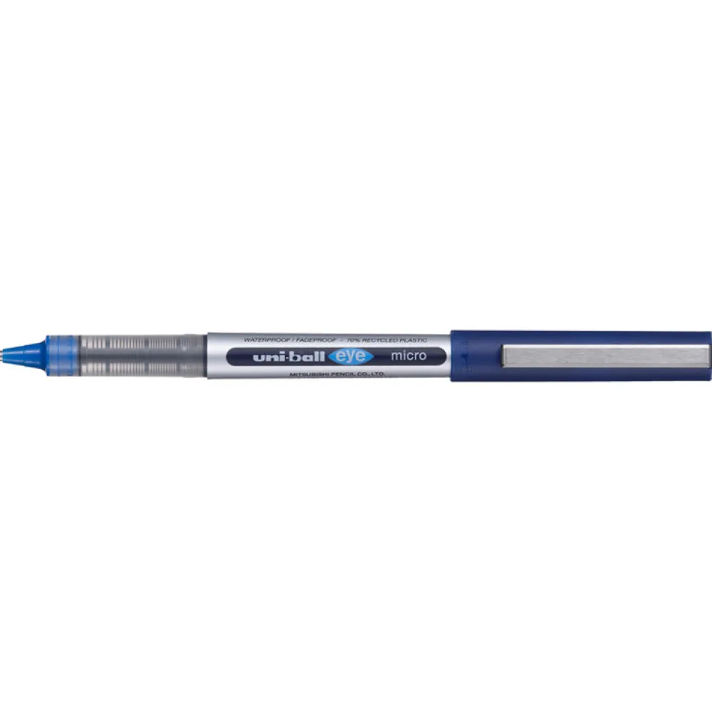 Uni Pióro kulkowe Eye Micro Eco UB-150E - - niebieskie, 0,3 mm