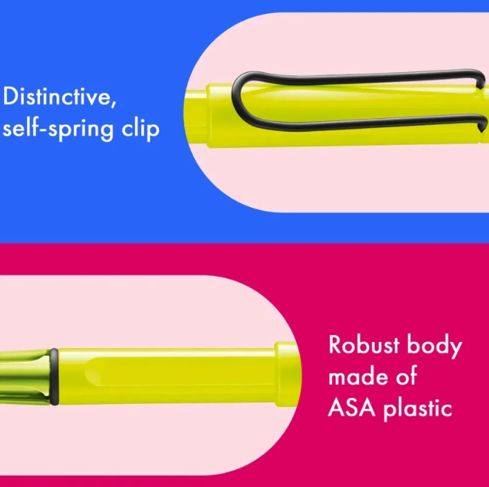 Lamy Pióro kulkowe Safari - - Neon Yellow