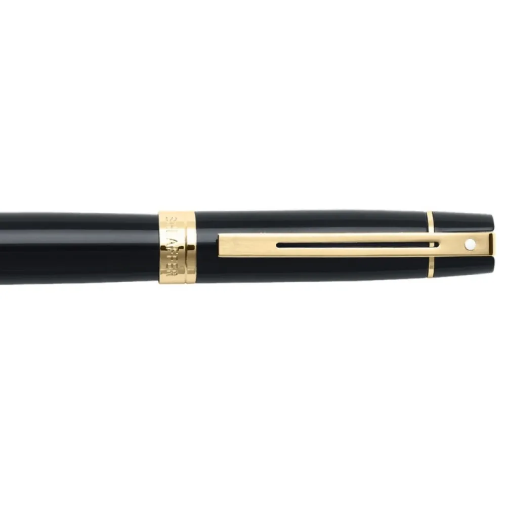 Sheaffer Pióro kulkowe 300 - - Black Gold Trim > Pióra Kulkowe