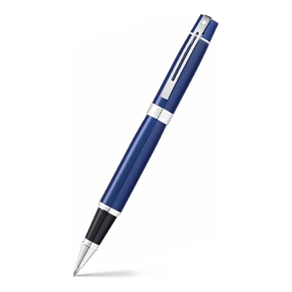 Sheaffer Pióro kulkowe 300 - - Blue Chrome Trim