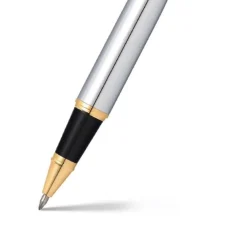 Sheaffer Pióro kulkowe 300 - - Bright Chrome Gold Trim