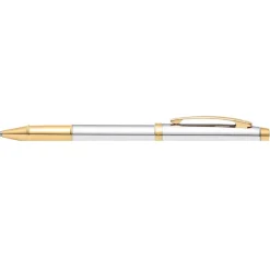 Sheaffer Pióro kulkowe 100 - - Chrome Gold Trim > Pióra Kulkowe