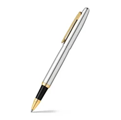 Sheaffer Pióro kulkowe VFM - - Polished Chrome Gold Trim